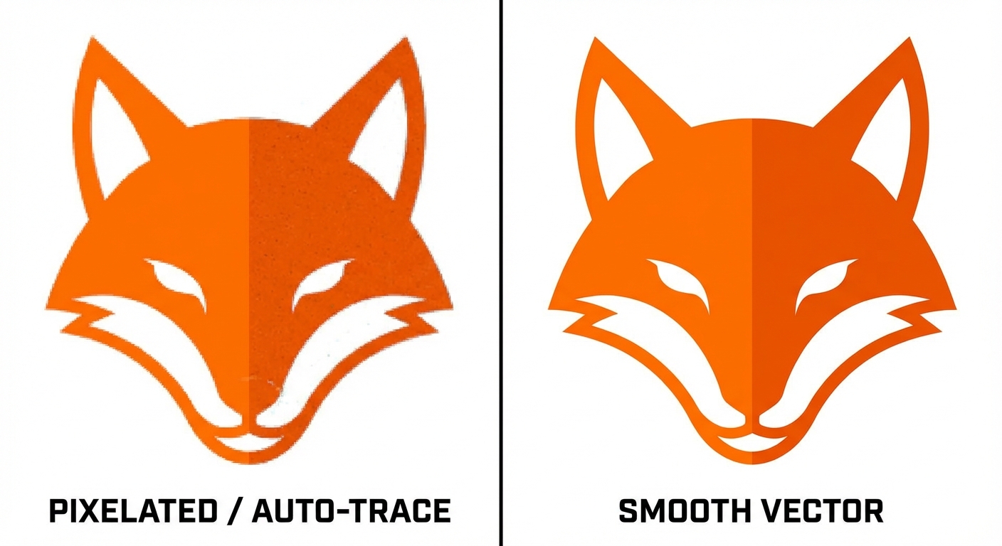 Traditional Trace vs AI Reconstruction